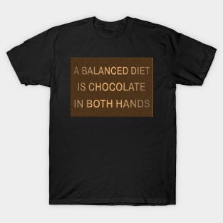 Chocolate Diet Joke T-Shirt